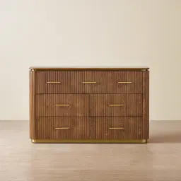 San Pierre Kids Toffee Brown Ash Veneer Dresser