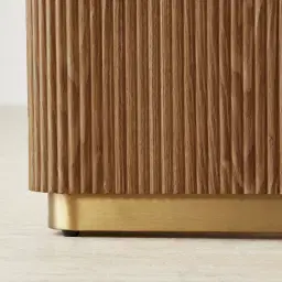 San Pierre Toffee Brown Ash Veneer King Single Bed