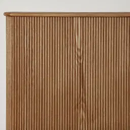 San Pierre Toffee Brown Ash Veneer Double Bed