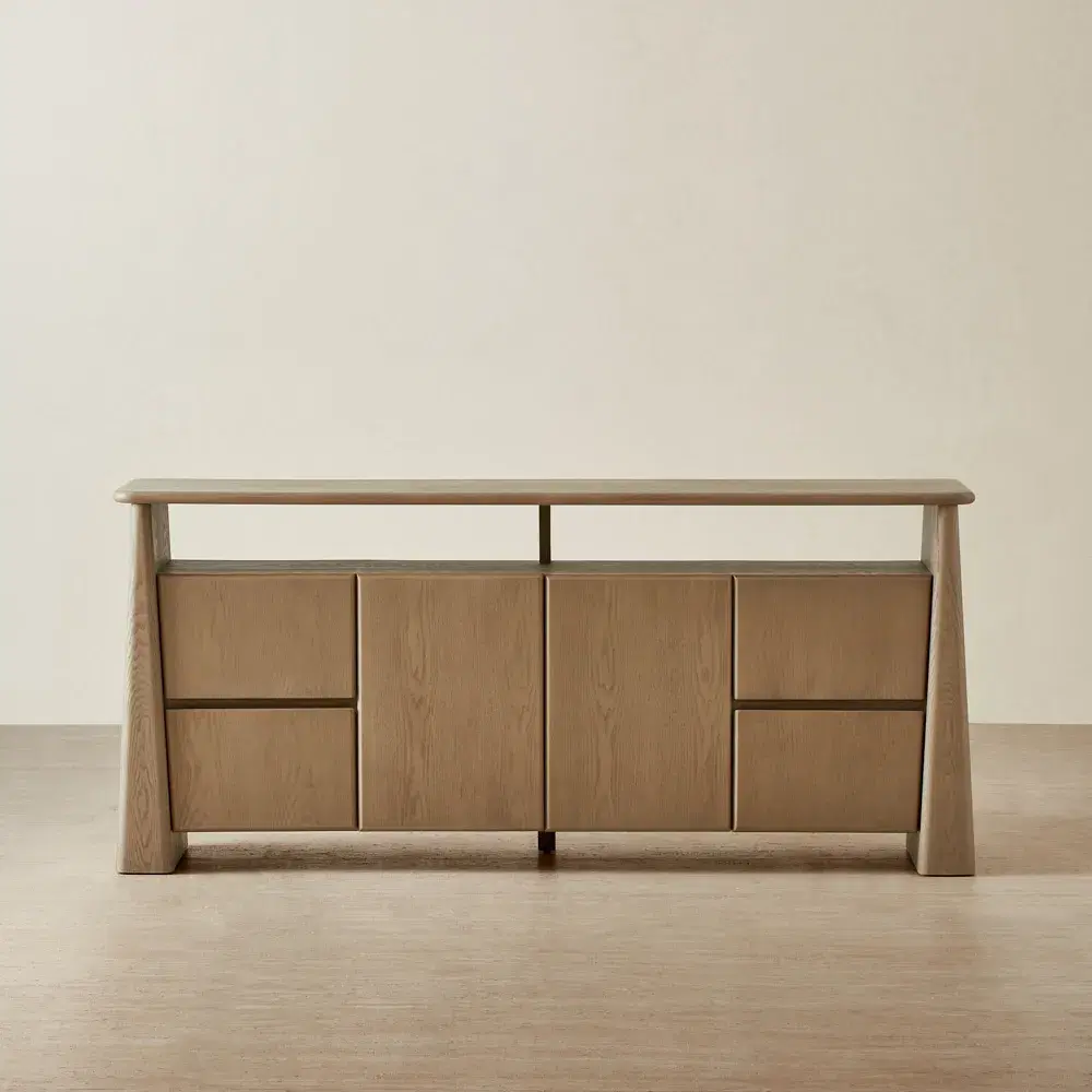 Dunstan Medium Brown Veneer Sideboard