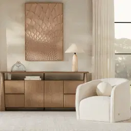 Dunstan Medium Brown Veneer Sideboard