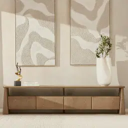 Dunstan Medium Brown Veneer Entertainment Unit