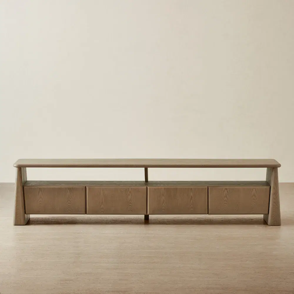 Dunstan Medium Brown Veneer Entertainment Unit