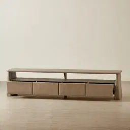 Dunstan Medium Brown Veneer Entertainment Unit