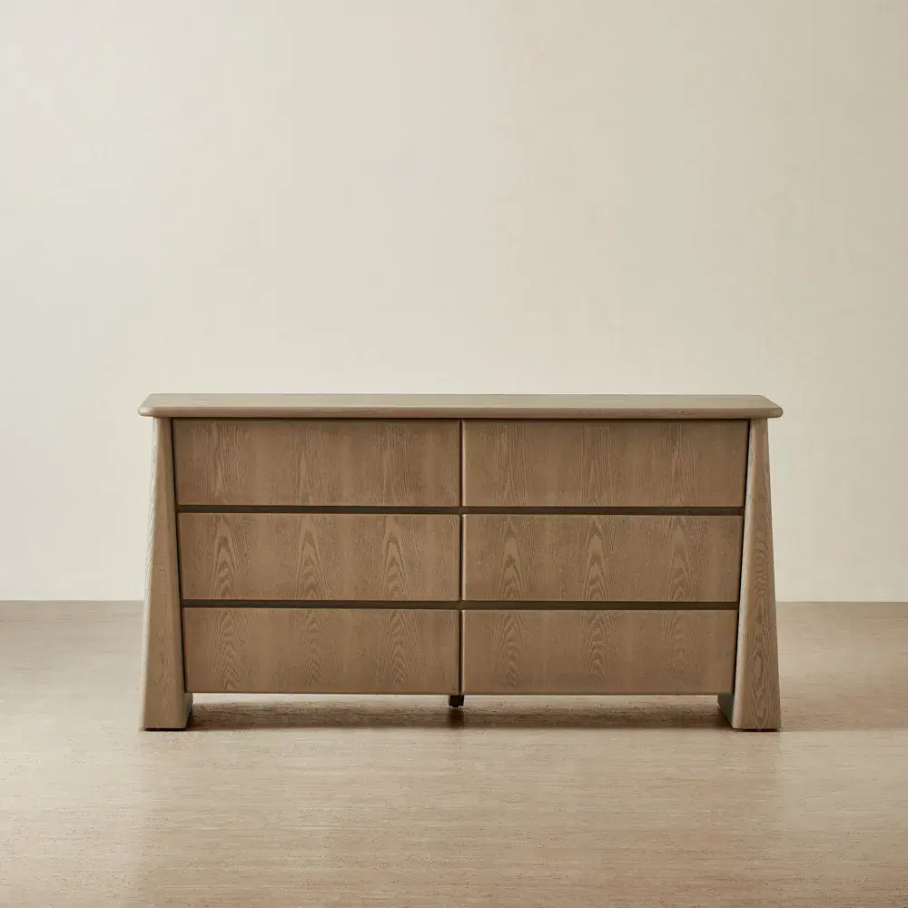 Dunstan Medium Brown Veneer Dresser