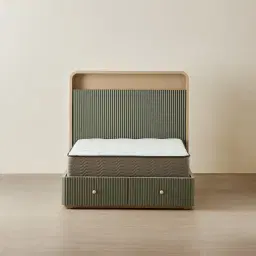 Harper Sage Green Kids King Single Bed