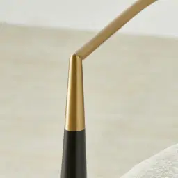 Amy Fusion Grey Woven Fabric Dining Chair