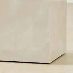 Santorini Snow Glossy Sintered Stone Medium Plinth 35x35x65cm