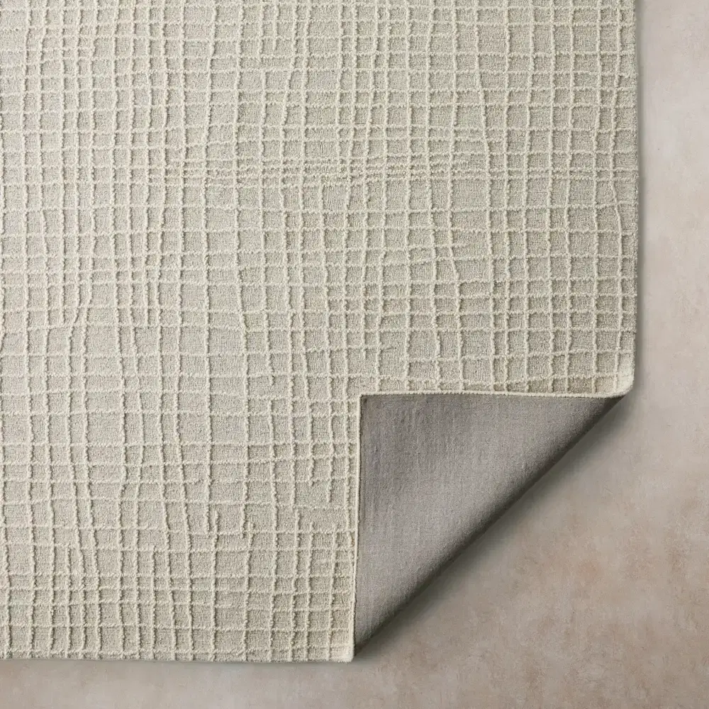 Hobson Cream Floor Rug - Medium 200cm x 300cm