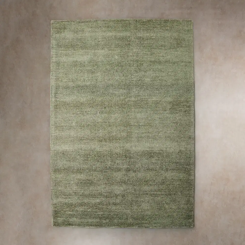 Arges Stone Green Floor Rug - Medium 200cm x 300cm