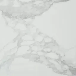 Dunstan Black Ash Veneer Rectangular Dining Table with Statuario White Sintered Stone Top - 240x120cm