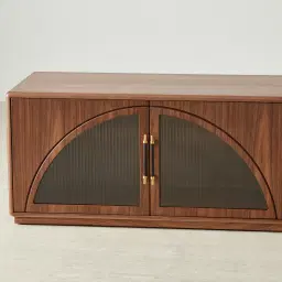 Costanza Mocha Walnut Brown Wooden Entertainment Unit