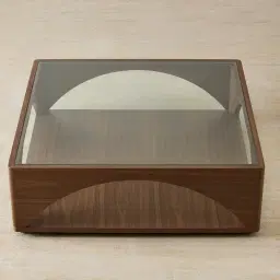 Costanza Mocha Walnut Brown Wooden Coffee Table