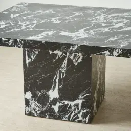 Thames Napoleon Black Sintered Stone Dining Table