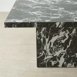 Thames Napoleon Black Sintered Stone Dining Table