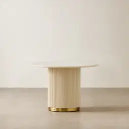 San Pierre Kids Beige Painted Wooden Play Table