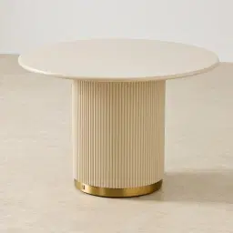 San Pierre Kids Beige Painted Wooden Play Table