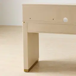 San Pierre Kids Beige Painted Wooden Study Desk