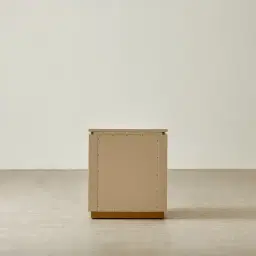 San Piere Kids Beige Painted Wooden Bedside Table