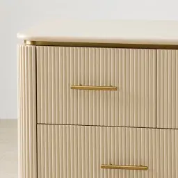 San Pierre Kids Beige Painted Wooden Dresser