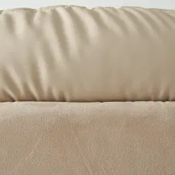 Martina Soft Beige Vegan Leather King Bed