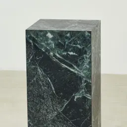 Santorini Matte Emerald Sintered Stone Medium Plinth 30x30x65cm