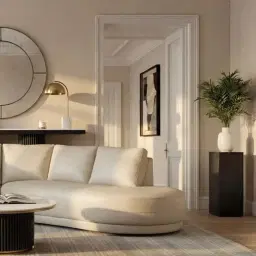 Santorini Nero Glossy Sintered Stone Medium Plinth 35x35x65cm