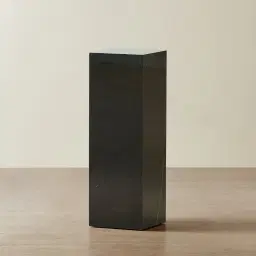 Santorini Nero Glossy Sintered Stone High Plinth 35x35x90cm