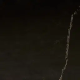 Santorini Nero Glossy Sintered Stone High Plinth 35x35x90cm