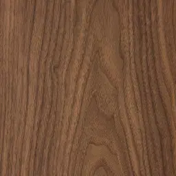 Whimsy Walnut Brown Single Legged Console Table - Taj Mahal Sintered Stone Top