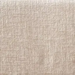 Riviera Powder White Chenille Fabric Queen Bed with Medium Brown Ash Veneer