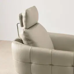 Sherlock Milk Coffee Leather Electric Rocker Chair