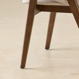 Romina Glacier Grey Vegan Leather Dining Chair - Smoky Ash Legs