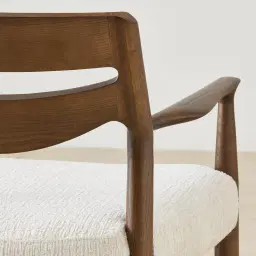 Gloria Fusion Grey Fabric Dining Chair - Smoky Ash Legs