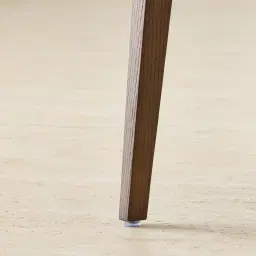 Maggie Glacier Grey Vegan Leather Dining Chair - Smoky Ash Legs