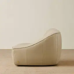 Valeni Oyster Grey Leather Modular Sofa - 1.5 Right Arm
