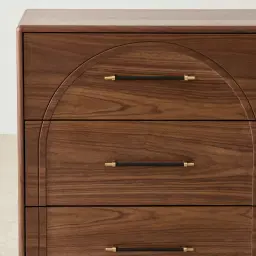 Costanza Mocha Walnut Brown Wooden Dresser