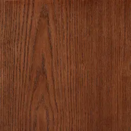 Portobello Toffee Brown Ash Veneer 37cm Square Coffee Table - Pandora Brown Sintered Stone Top