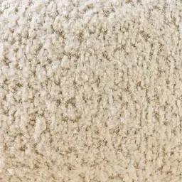 Pixie Stone Cream Kids Play Stool in Light Brown Ash Base