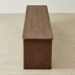 Dunstan Amber Brown Veneer Entertainment Unit