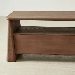 Dunstan Amber Brown Veneer Entertainment Unit