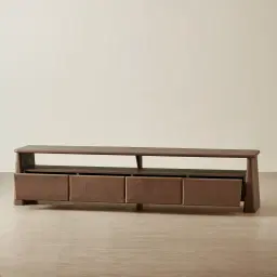 Dunstan Amber Brown Veneer Entertainment Unit