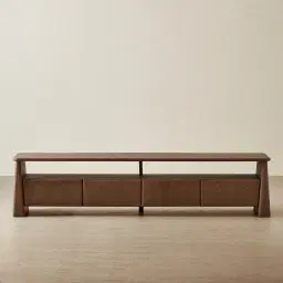 Dunstan Amber Brown Veneer Entertainment Unit