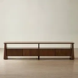 Dunstan Smoky Walnut Veneer Entertainment Unit