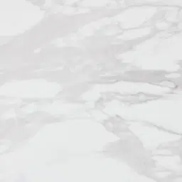 Dunstan Smoky Walnut Veneer Side Table with Statuario White Sintered Stone Top