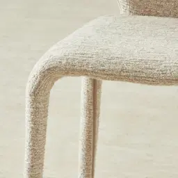 Debra Dusty Beige Fabric Dining Chair