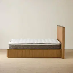San Pierre Light Brown Ash Veneer Queen Bed