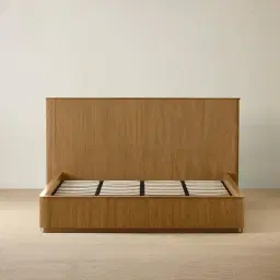 San Pierre Light Brown Ash Veneer King Bed