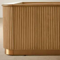 San Pierre Light Brown Ash Veneer King Bed