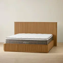 San Pierre Light Brown Ash Veneer King Bed